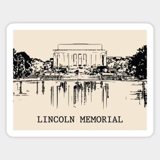 Lincoln Memorial Magnet